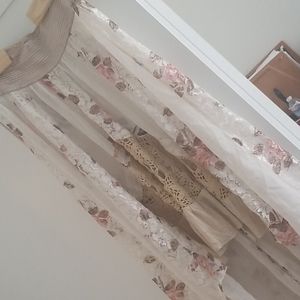 Free people  new romantics lace skirt